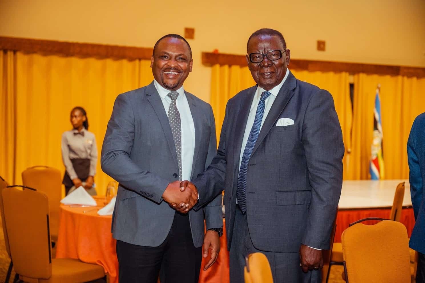 Meeting with Hon. Chris Rwakasisi.